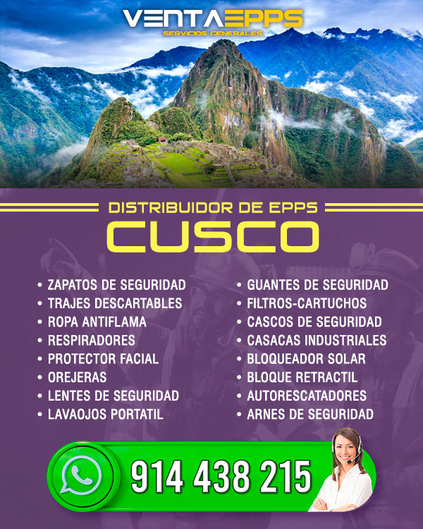  VENTA DE EPPS CUSCO, DISTRIBUIDORES EN VENTA DE EPP EN CUSCO 